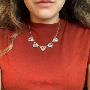 Cute Silver Statement Necklace
